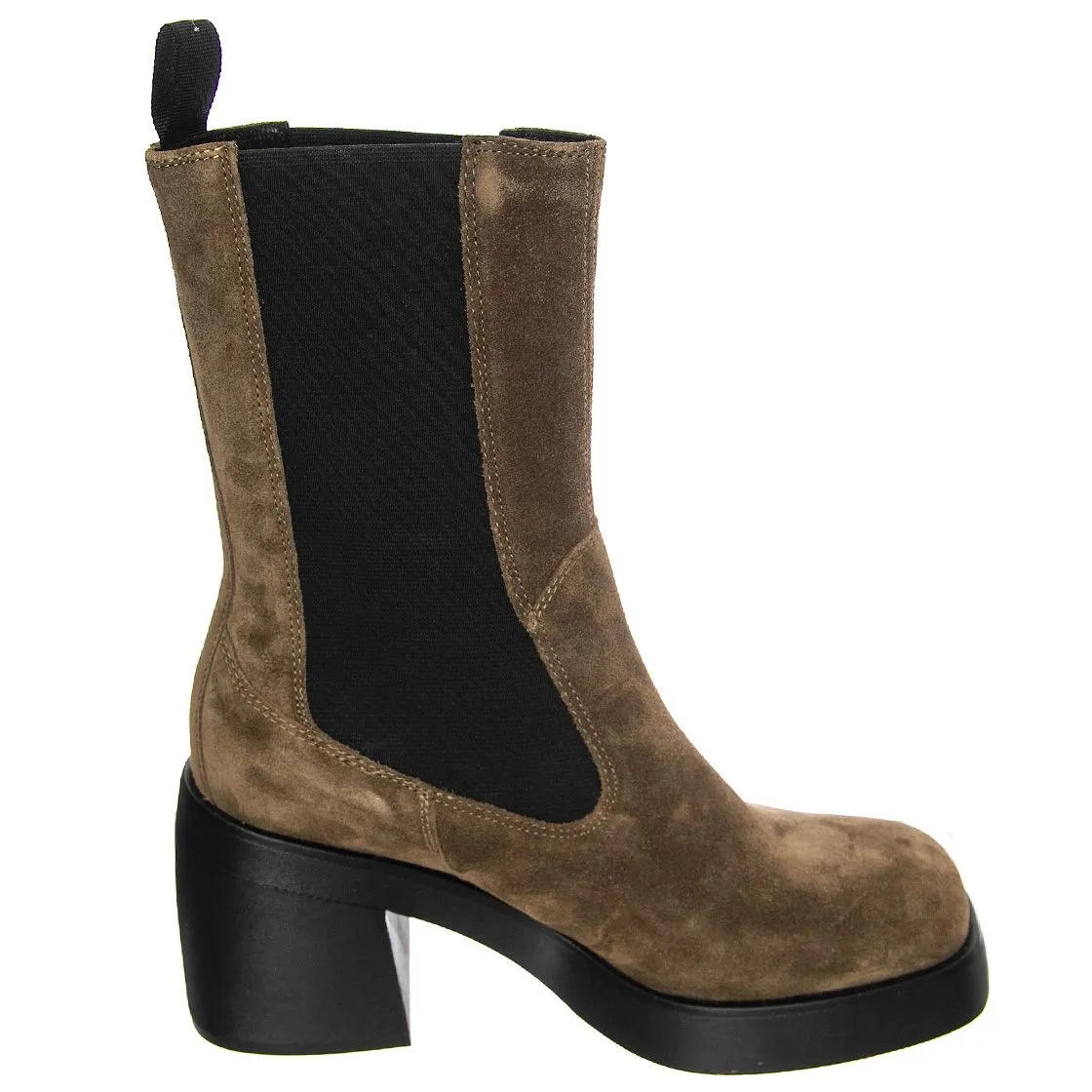 VAGABOND Brooke Cow Suede Mud - Stivaletti Donna Marroni    