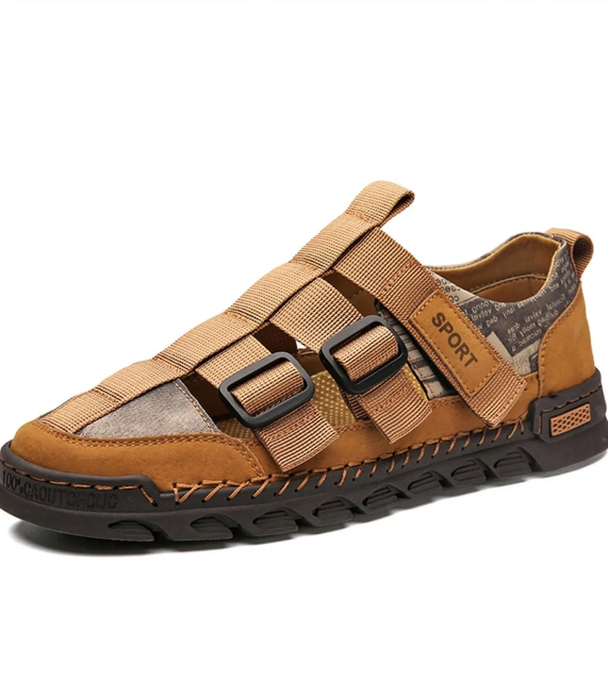 Vryheid Big Size 3848 Summer Outdoor Scarpe da uomo in pelle a rete Sandali da uomo per scarpe casual da uomo Water Walking Beac